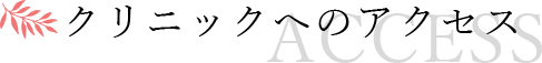 クリニックへのアクセス
