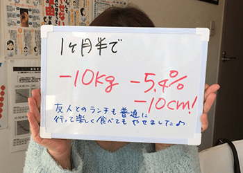 ツボ刺激と食事に慣れてきた頃にしっかりと体質改善