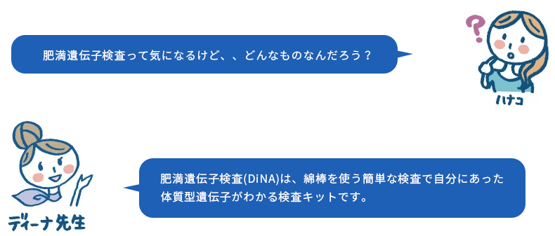 肥満遺伝子検査って気になるけど、、どんなものなんだろう？
